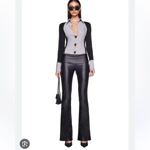 Amalthea Faux Leather Pants I Am Gia
